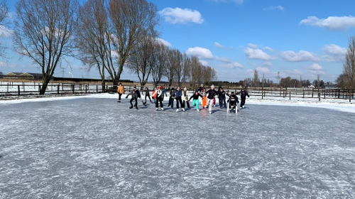 Schaatsvereniging Oud-Beijerland in de startblokken